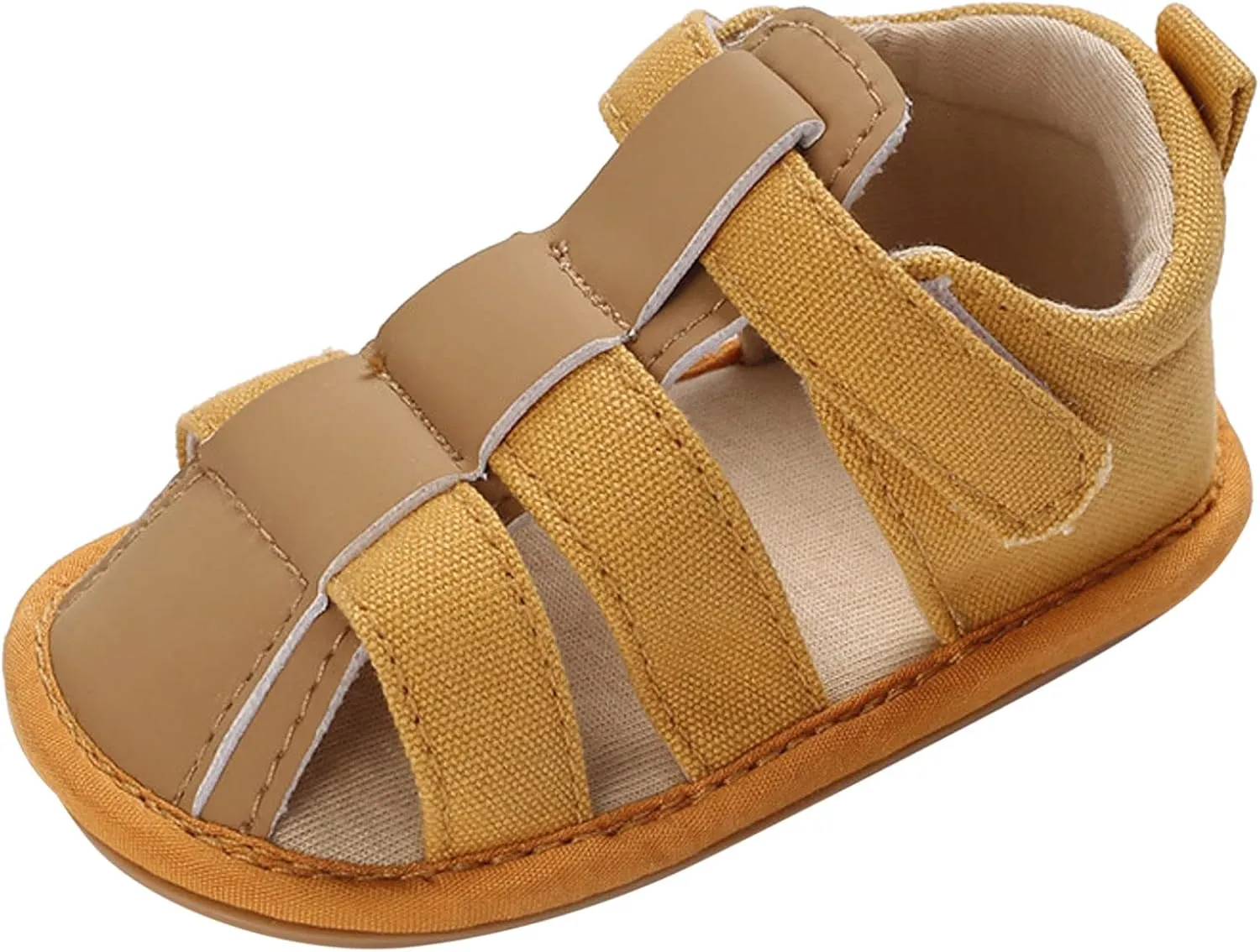Toddler Canvas Ankle Sandals Open Toe Strap Flare Non Slip Summer Shoes Infant Newborn Breathable Gladiator Sandals