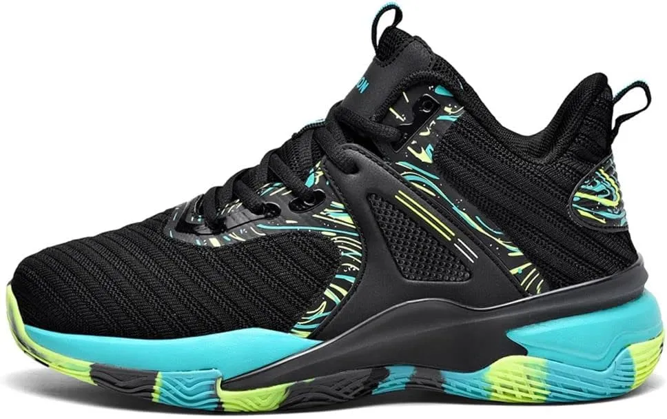 VAXAV Men's Sports Fly-Weaving Running Sneakers Basketball Shoes