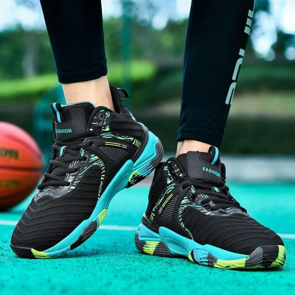 VAXAV Men's Sports Fly-Weaving Running Sneakers Basketball Shoes