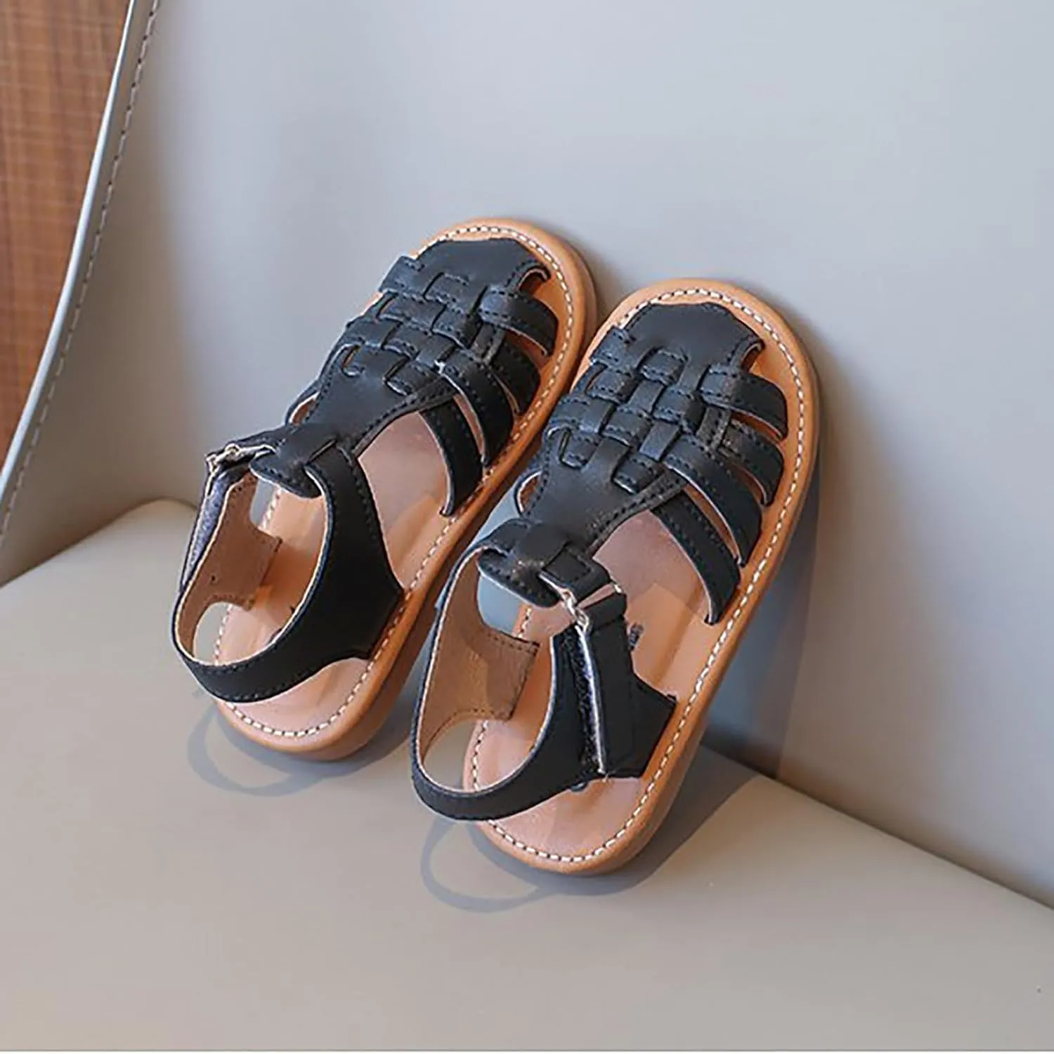 Women Baby Head Sandals Summer New Children Korean Version of The Shoes Little Girl Fashion Casual Sandals Toddler Girl