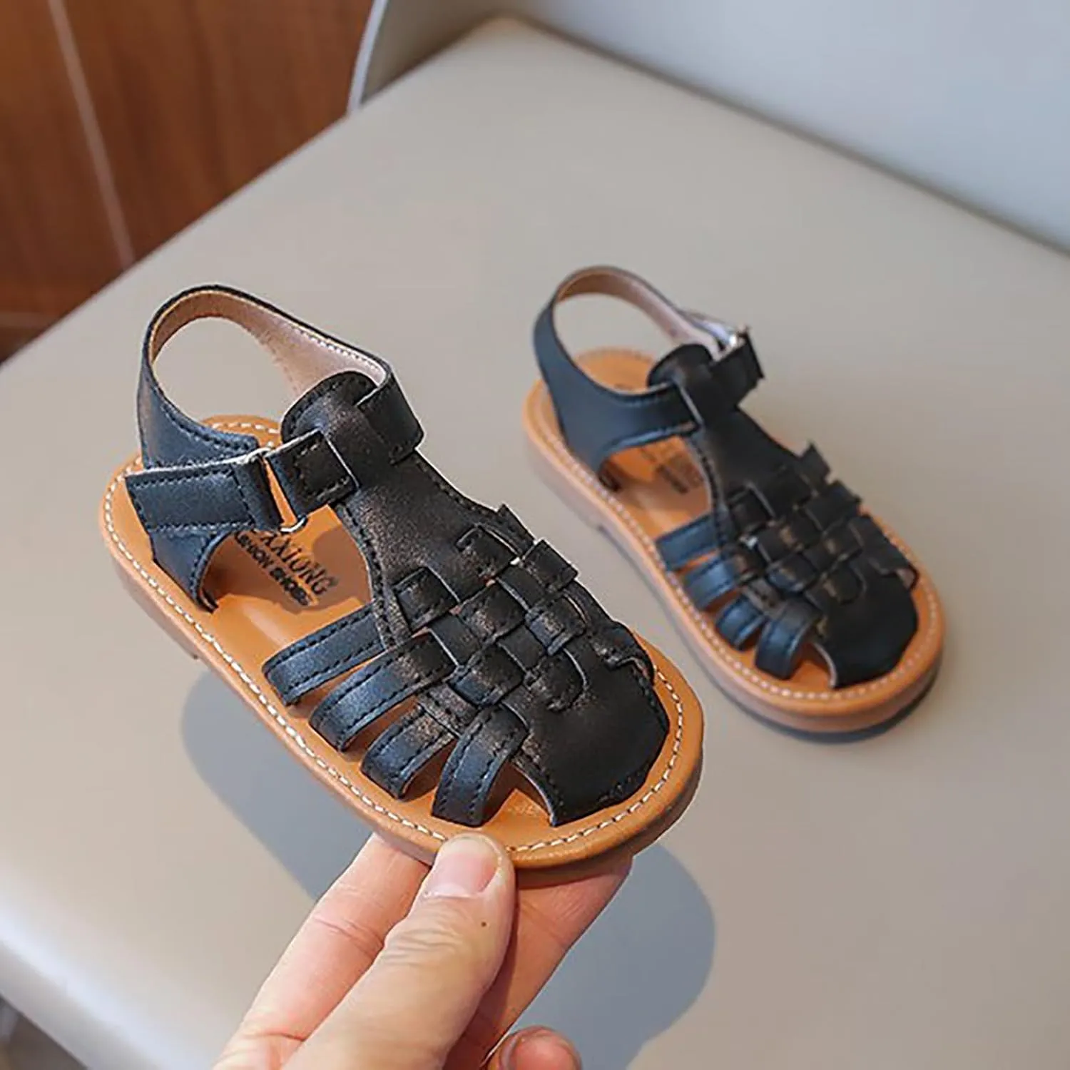 Women Baby Head Sandals Summer New Children Korean Version of The Shoes Little Girl Fashion Casual Sandals Toddler Girl