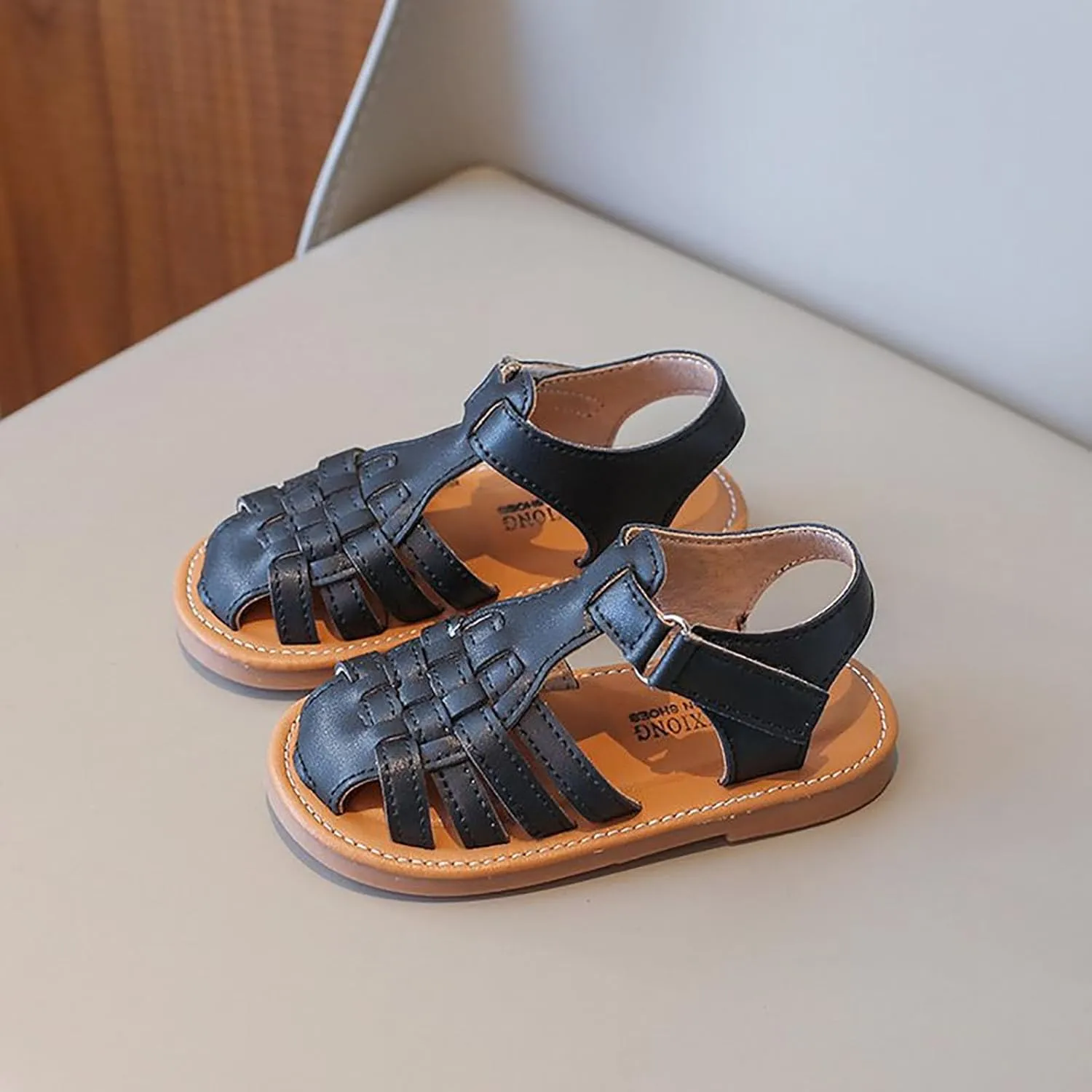 Women Baby Head Sandals Summer New Children Korean Version of The Shoes Little Girl Fashion Casual Sandals Toddler Girl