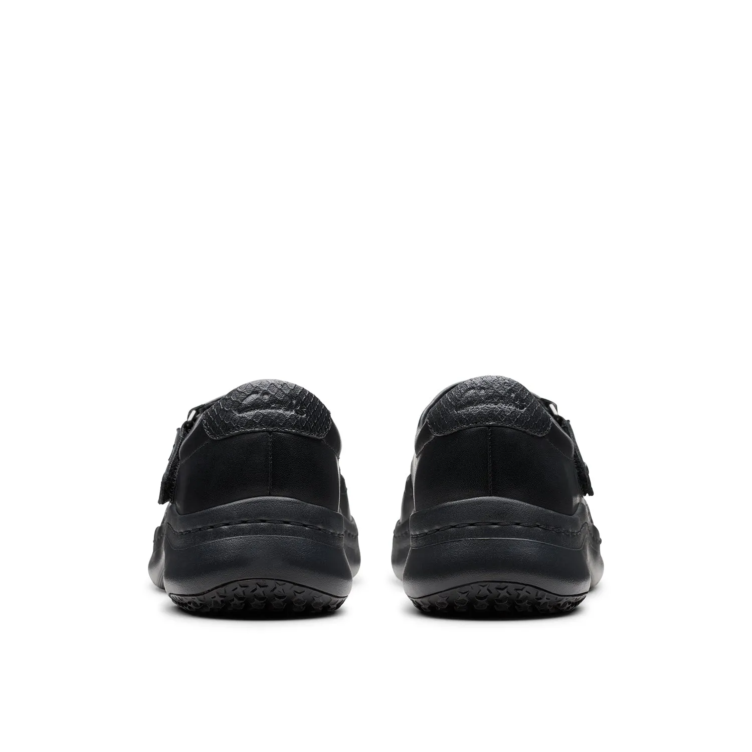 Womens - Clarks Pro Pace Black Leather