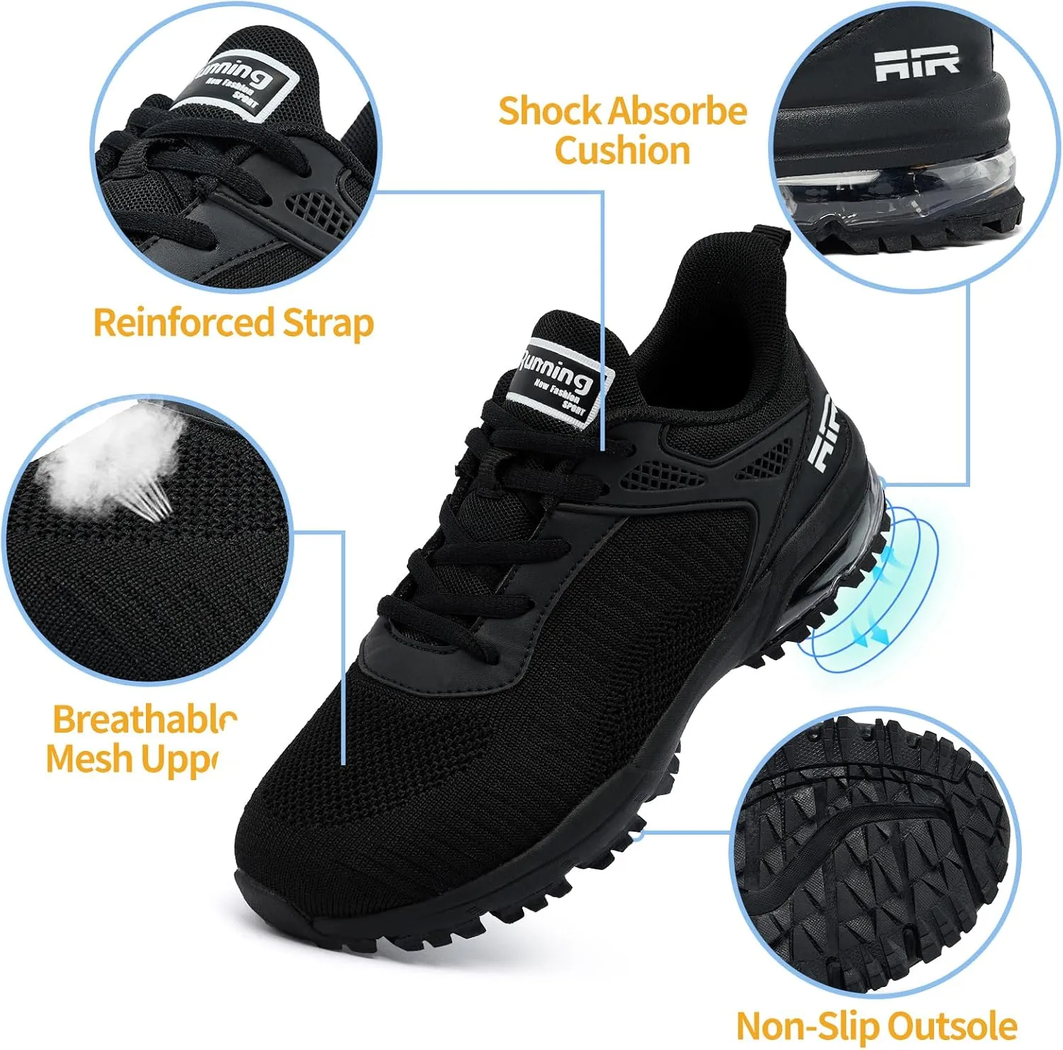 Women's Lightweight Running Shoes - Breathable Athletic Sneakers Comfortable & Stylish Sports Shoes for Gym, Walking, Running