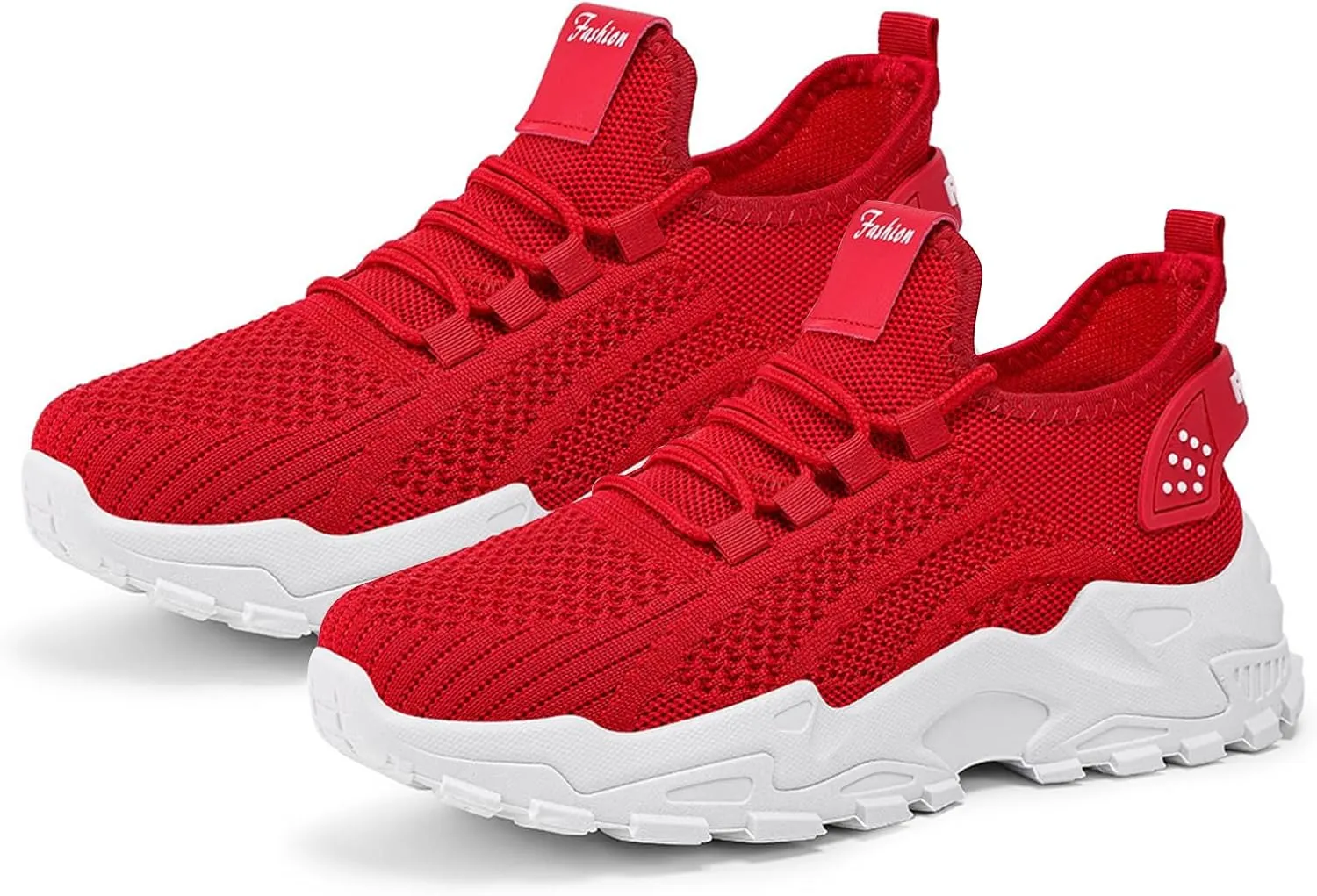 Women's Men's Athletic Sneakers Fashion Mesh Breathable Shoes,Thick Bottom Non-Slip Sports Sneakers,Lightweight Adjustable Soft Sole Comfort Footwear Outdoor Walking Gym Work Shoes