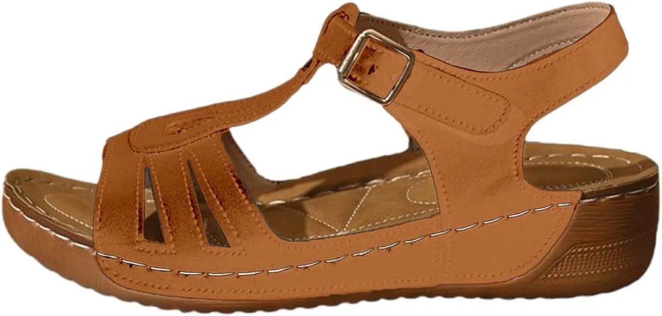 Women'S Thick Heel Lightweight One Strap Sandals For Women 2025 Summer New Styles Sandal Heels for Women Size 11