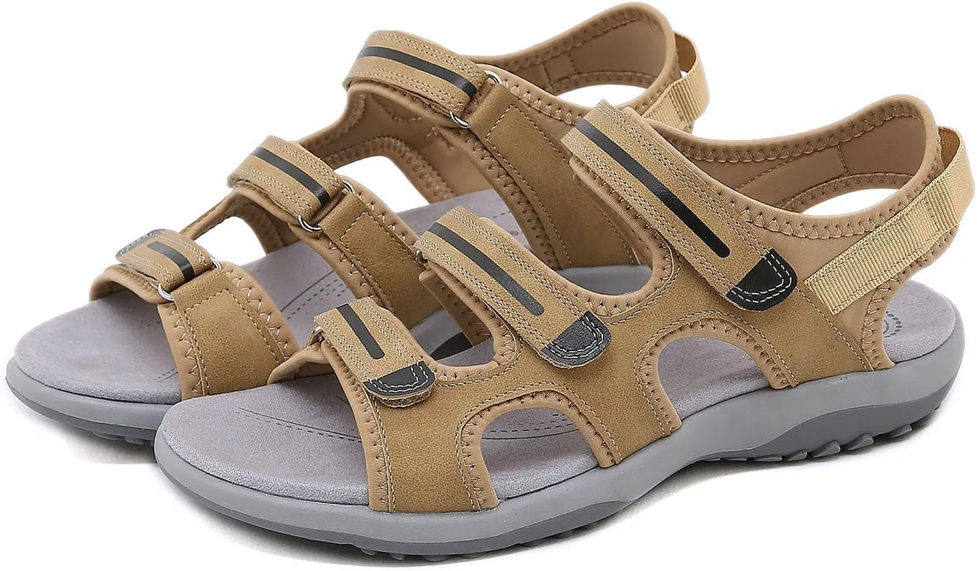 Women's Walking Sandals Womens Outdoor Sport Sandals Comfortable Water Athletic Beach Shoes