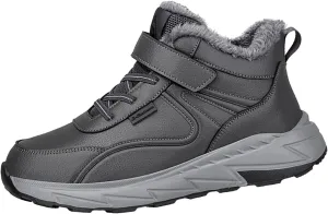 Work Boots for Men Soft Toe Hiking Sneakers Shoes with Fur Lined Women Safety Shoes Wide Width Waterproof Platform Botas Slip Resistant Hike Grounded Footwear